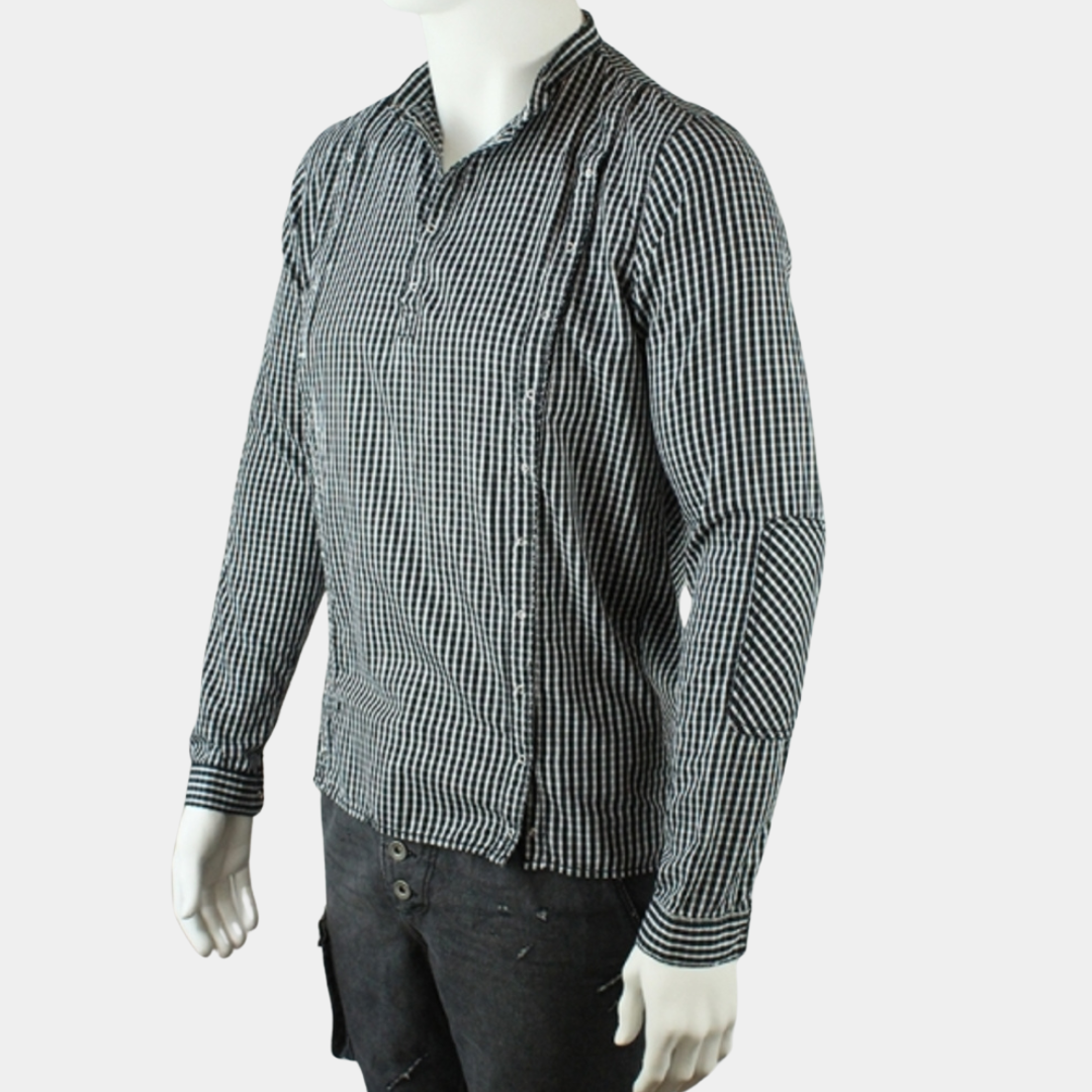 SLIM-FIT 3-Plackets Hemd Checked | PUTTMEISTER