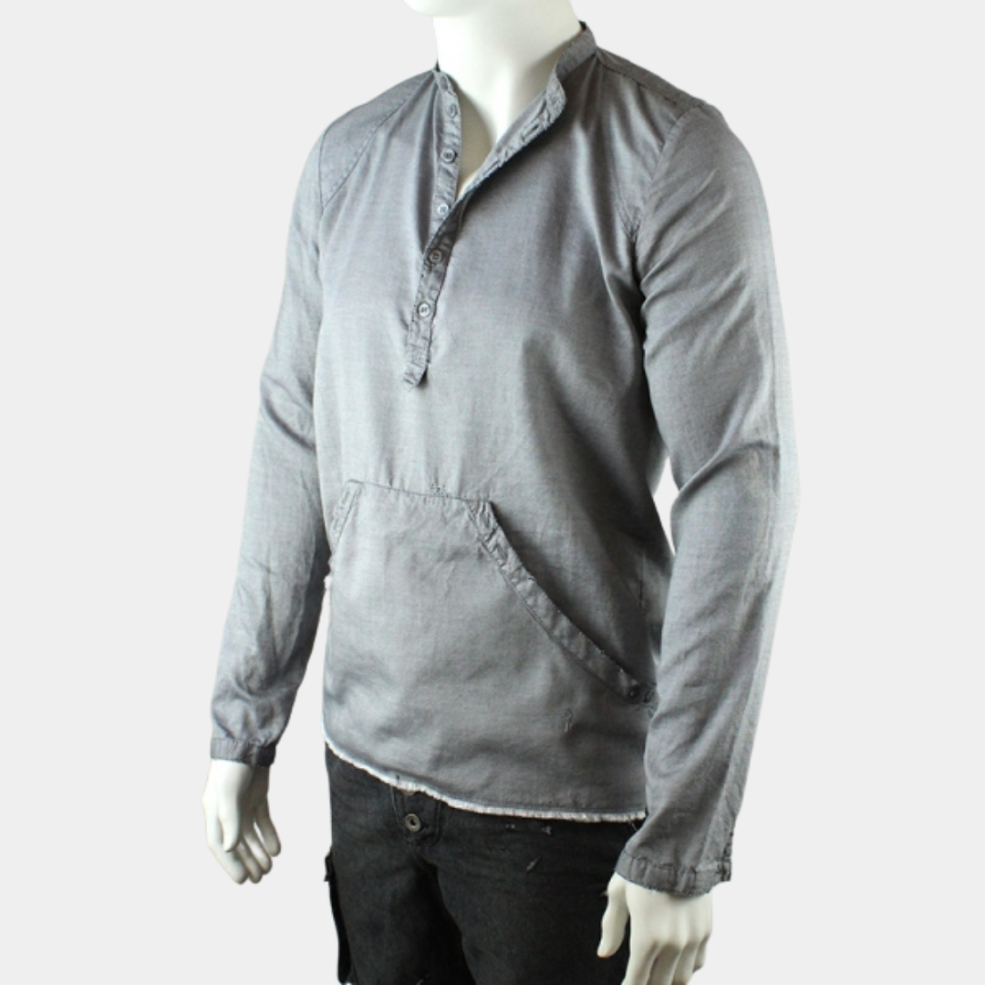 SLIM-FIT Hemd | Kangaroo Grau | PUTTMEISTER