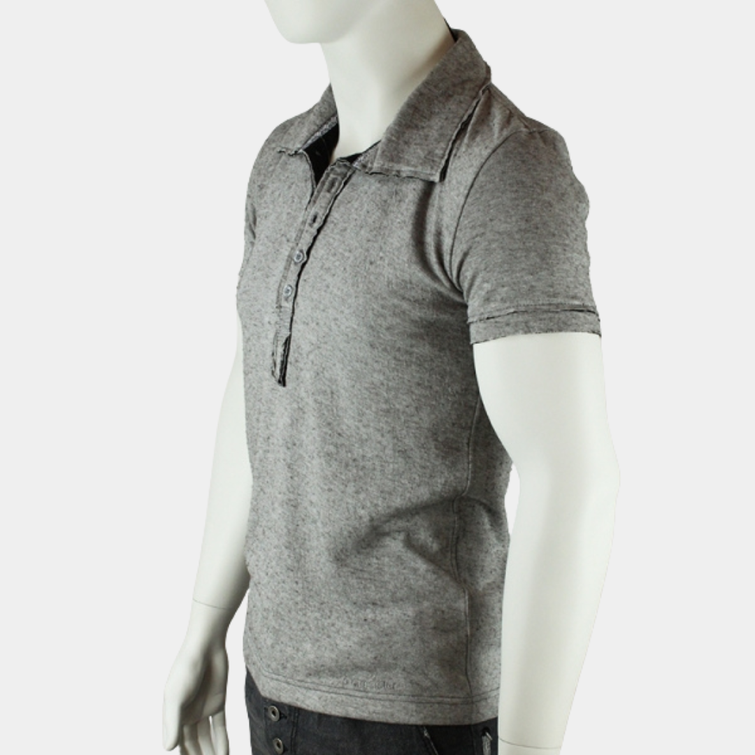 SLIM-FIT Polo Shirt Grau | PUTTMEISTER