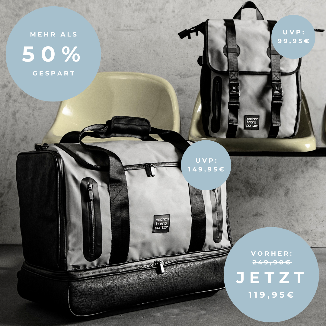 sachentransporter bundle | Rucksack und Weekender im Angebot