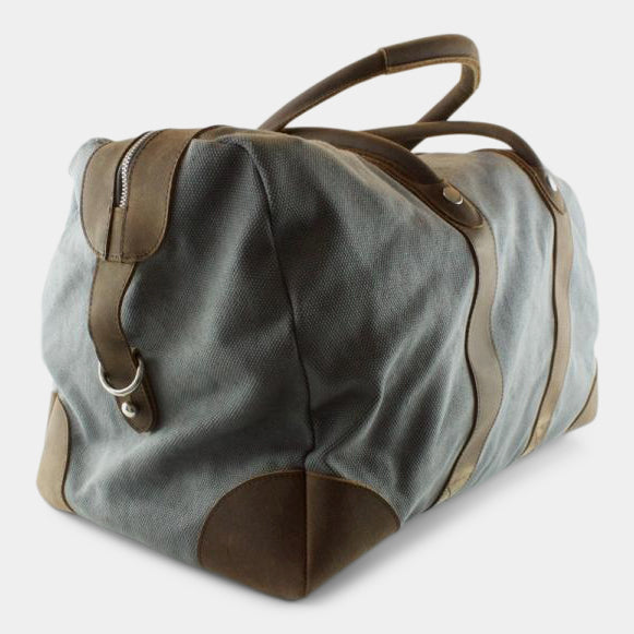 Weekender Leder|Canvas - Flugmotiv