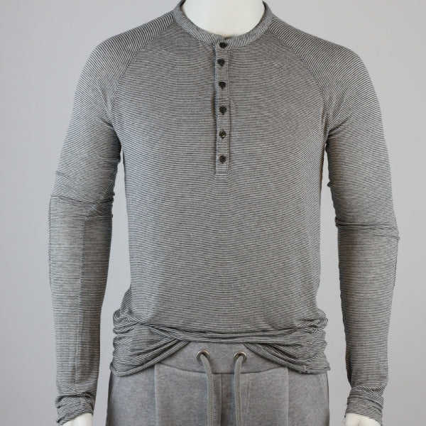 SLIM-FIT Longsleeve Gestreift | Knopfleiste| PUTTMEISTER