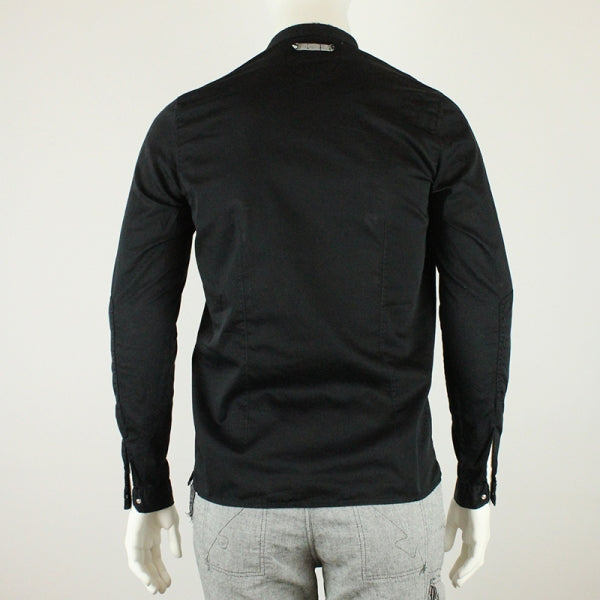 SLIM-FIT 3-Plackets Hemd Schwarz | PUTTMEISTER