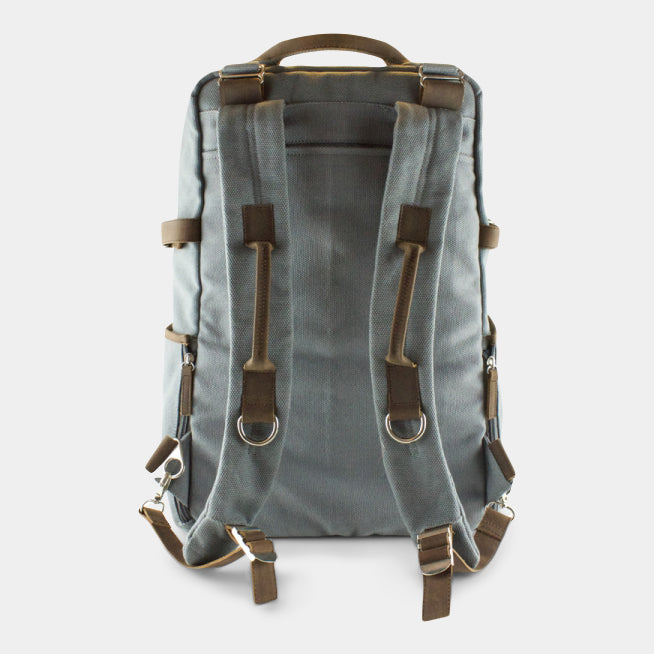Backpack Leather|Canvas - Flight Motif