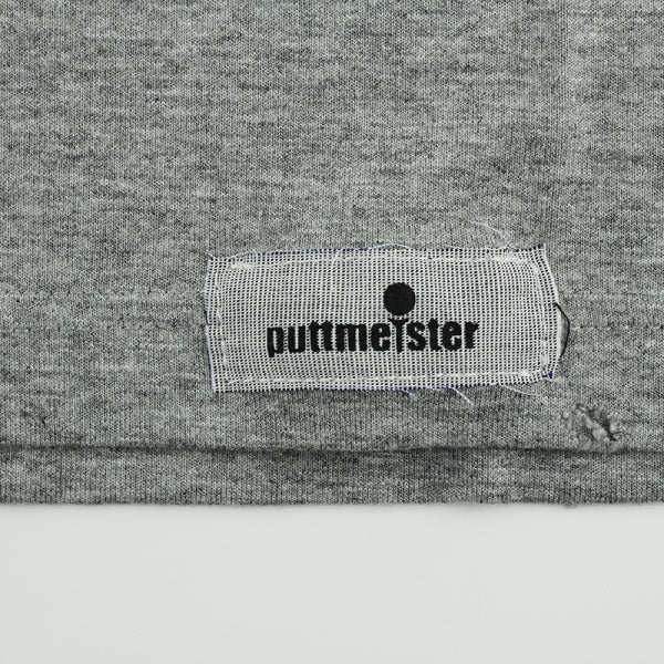 SLIM-FIT Longsleeve Grau meliert | Kordelausschnitt | PUTTMEISTER