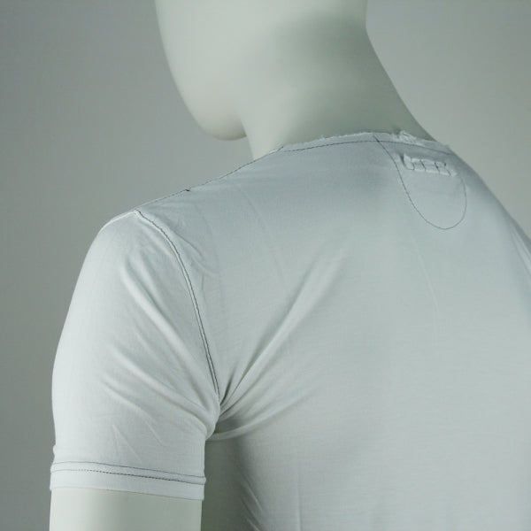 SLIM-FIT T-Shirt | Auschnitt Weiß | PUTTMEISTER