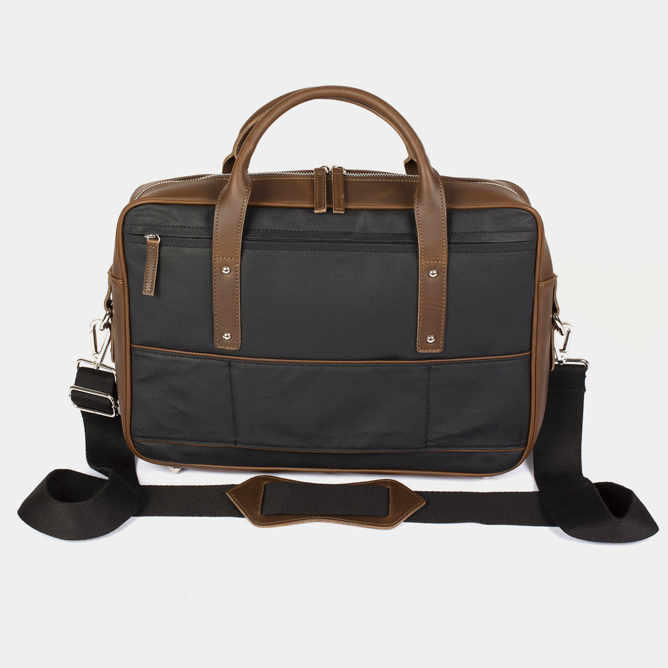 Umhängetasche Leder|Denim