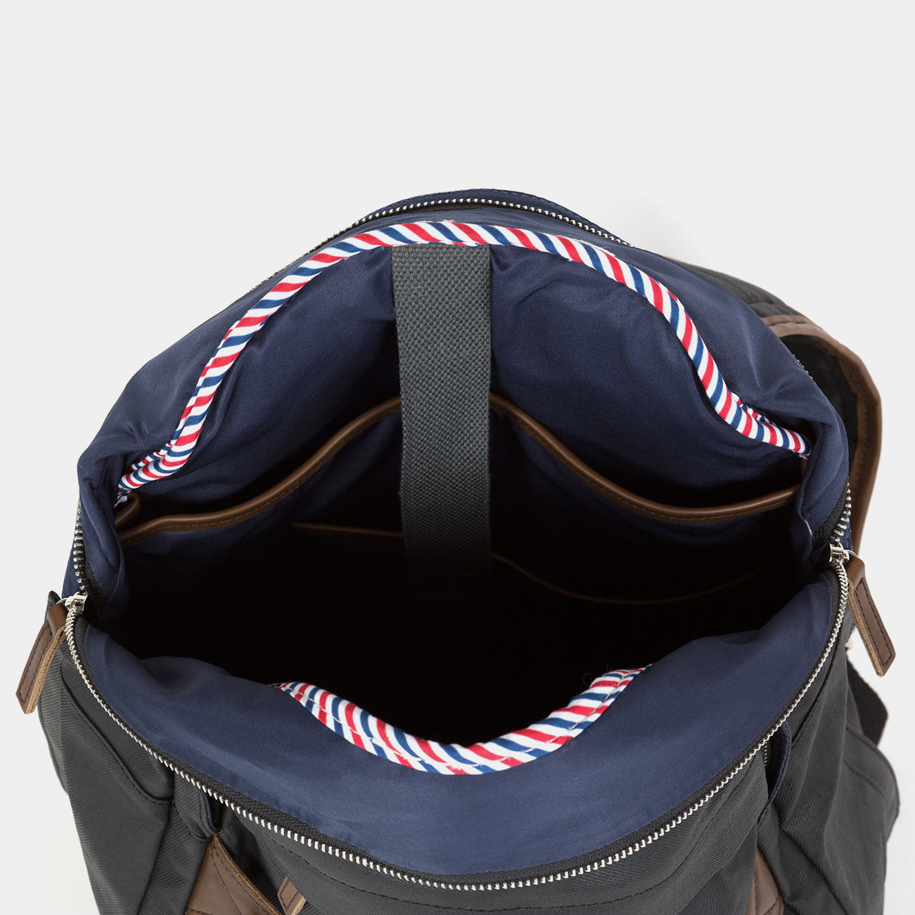 Rucksack M Leder|Denim