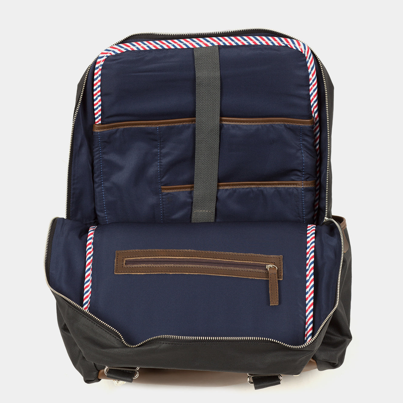 Backpack leather|denim