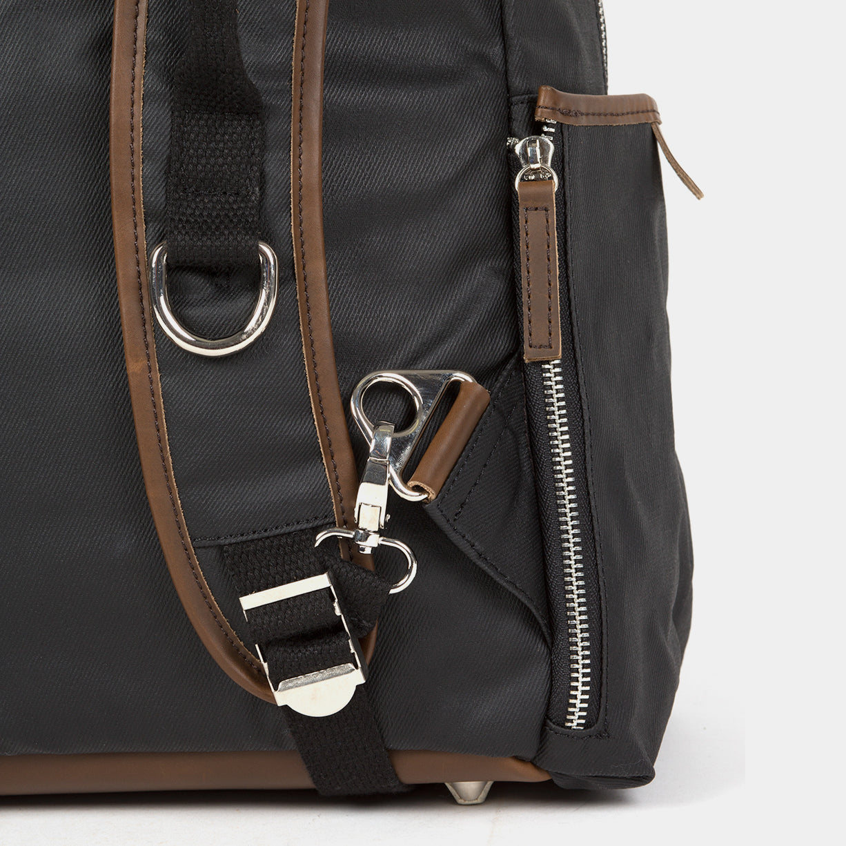 Backpack leather|denim