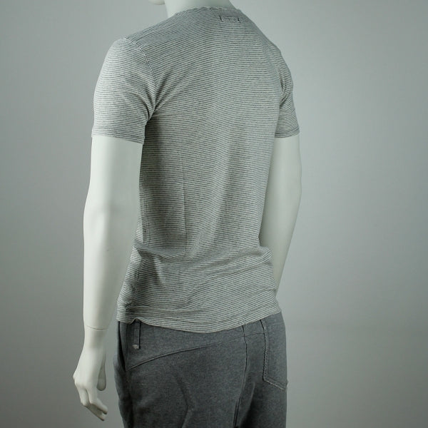 SLIM-FIT T-Shirt | hellgrau gestreift | PUTTMEISTER