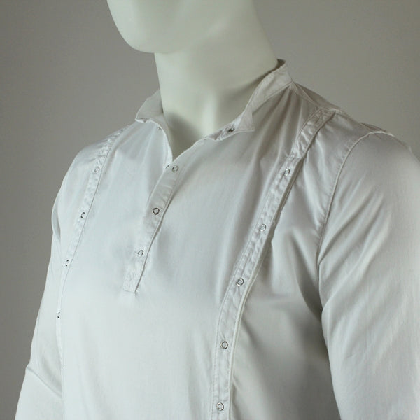 SLIM-FIT Hemd | 3-Plackets Weiß | PUTTMEISTER