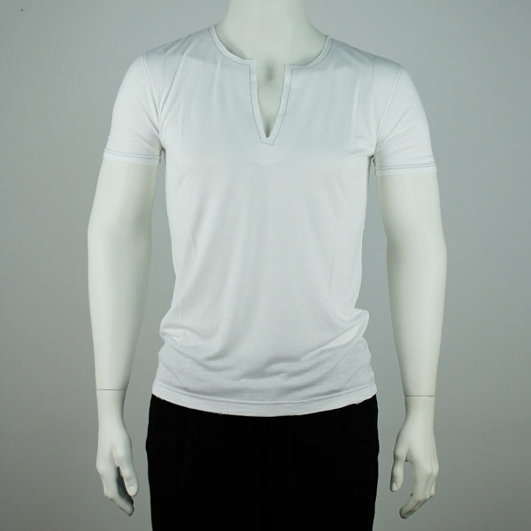 SLIM-FIT T-Shirt | Auschnitt Weiß | PUTTMEISTER