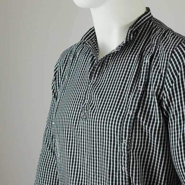 SLIM-FIT 3-Plackets Hemd Checked | PUTTMEISTER