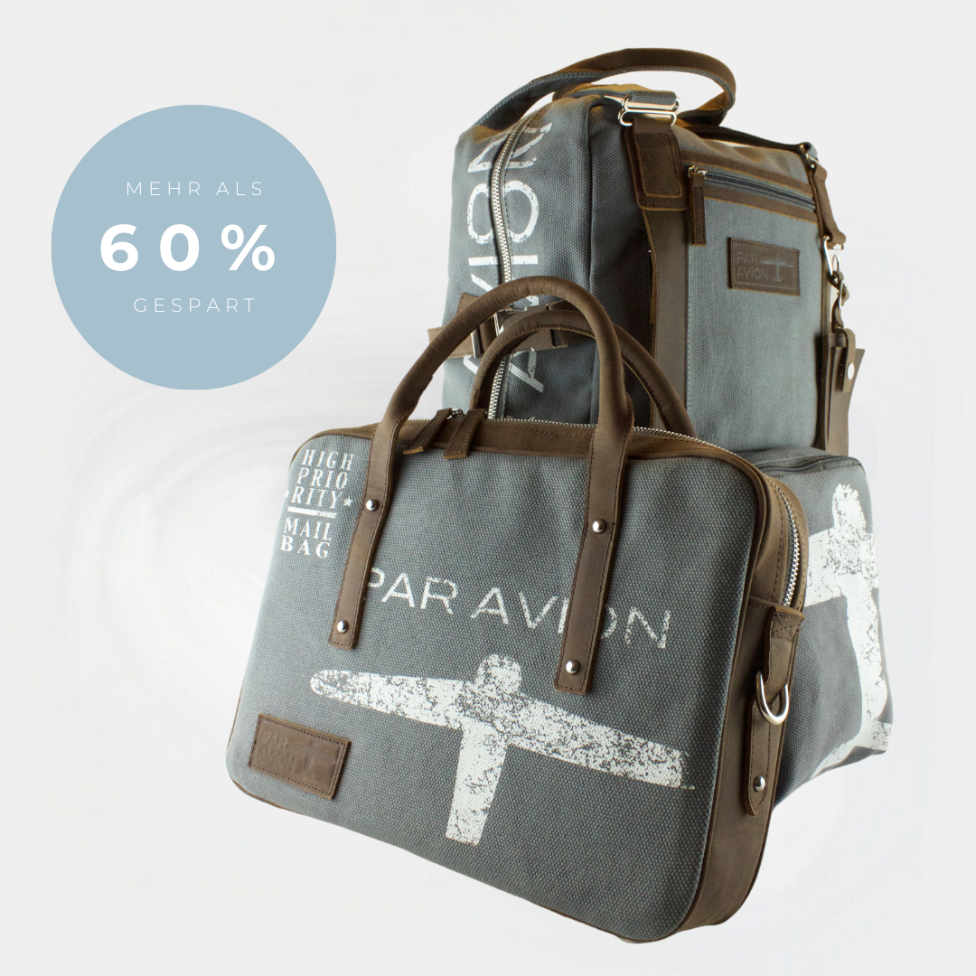 par avion bundle | Rucksack und Laptoptasche im Angebot