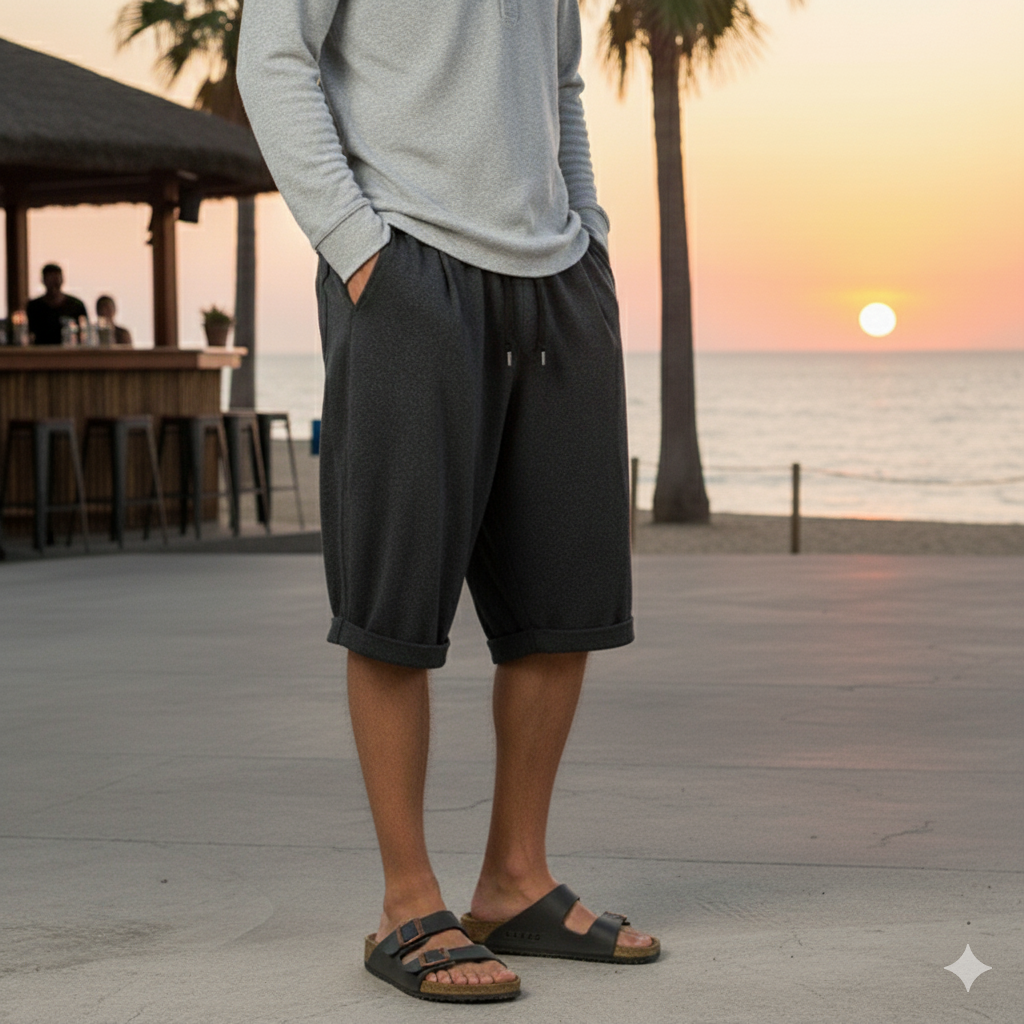 Sweat Bermuda shorts anthracite | PUTTMEISTER