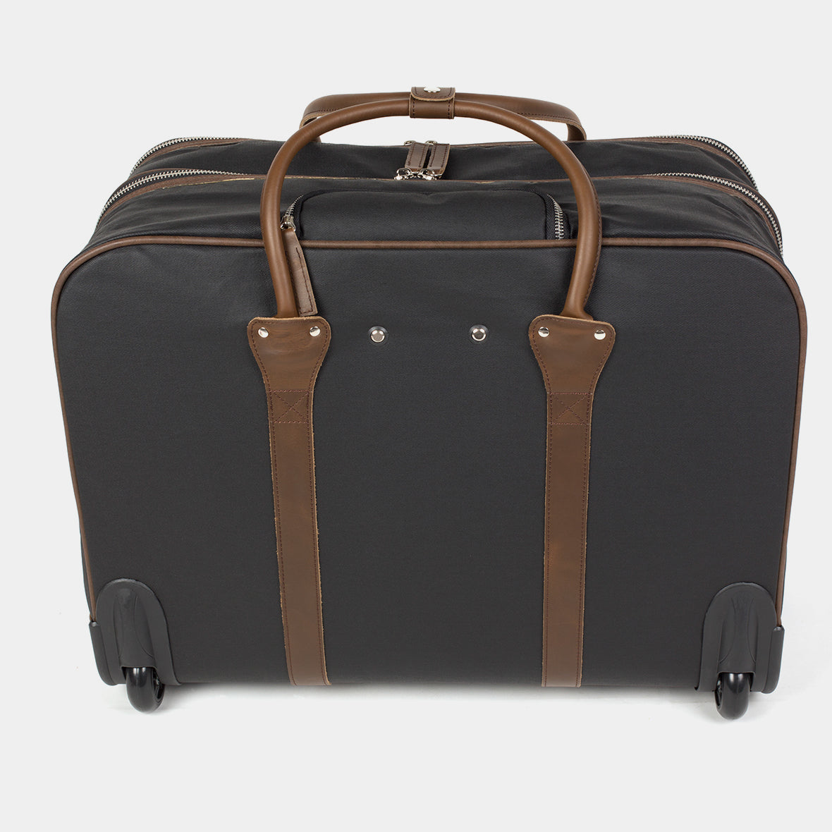 2-Rollen Trolley Leder|Denim