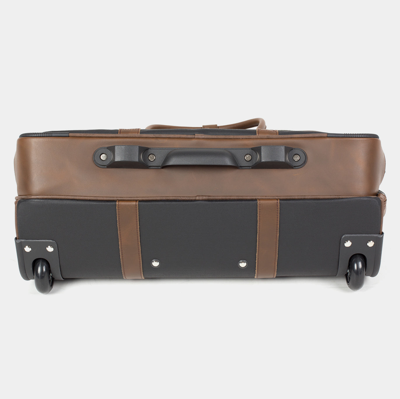 2-Rollen Trolley Leder|Denim