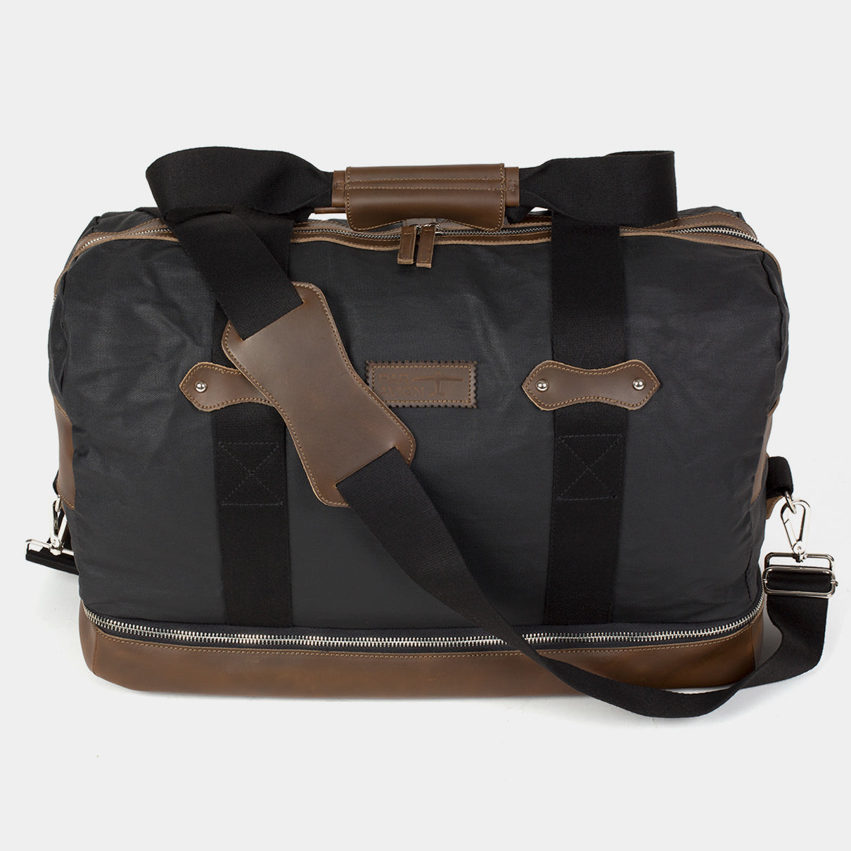 Weekender Leder|Denim - Wäschefach