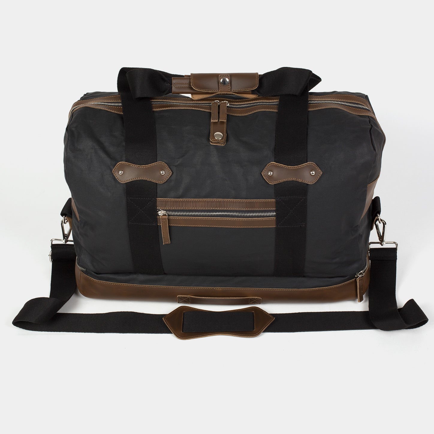 Weekender Leder|Denim - Wäschefach
